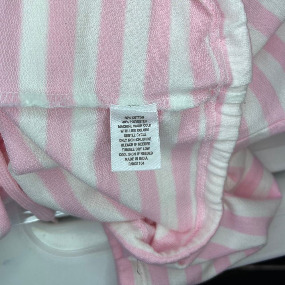 Kim Rogers Womens 3X Pink & White Striped Cowl Neck Top - Picture 9 of 11